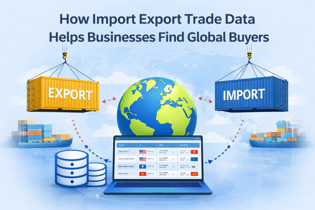 How Import Export Trade Data Helps Businesses Find Global Buyers