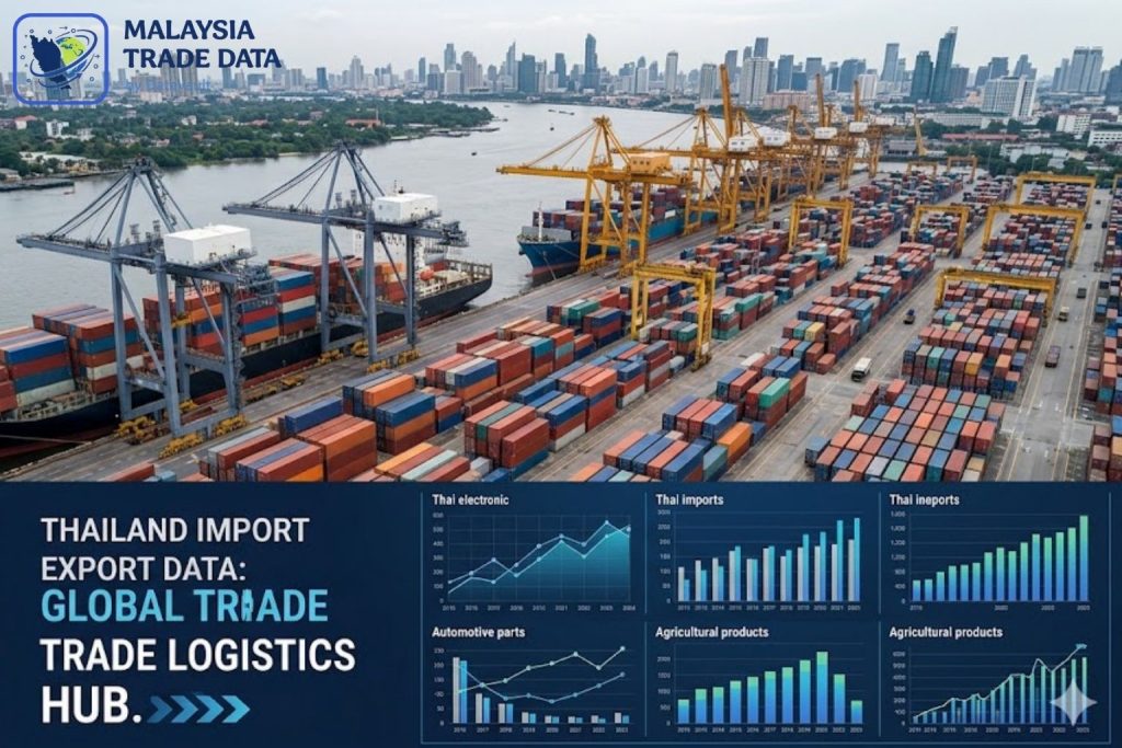 Thailand import export data cargo containers and logistics