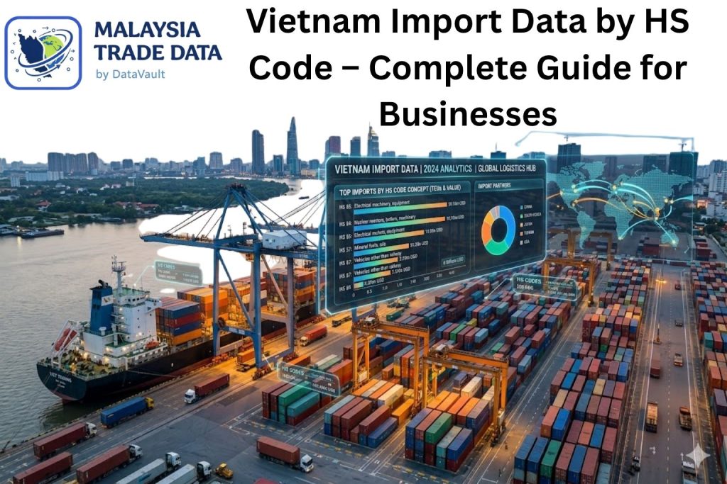Vietnam import data by HS code cargo containers and global trade analysis