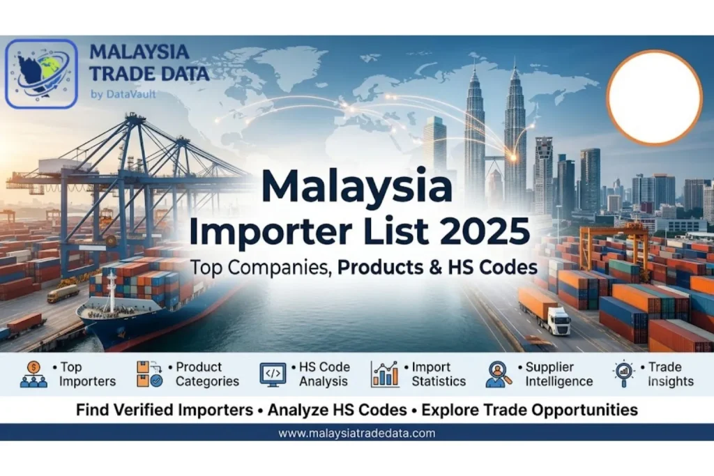 Malaysia Importer List 2025 | Top Companies, Products & HS Code